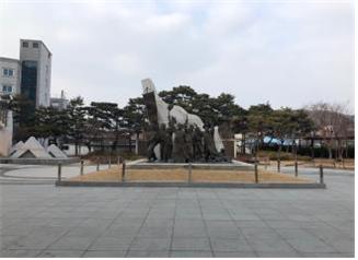 이달15일 '다시 부르는 만세' 플래시몹이 진행되는 충남 천안 병천고등학교의 아우내 독립만세 기념공원 모습 (사진제공=여성가족부)