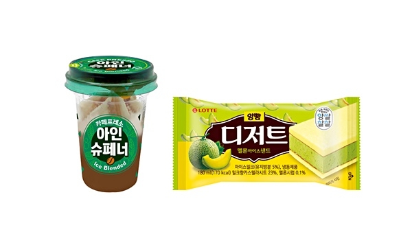 롯데제과가 신규 출시한 신제품 아이스크림 2종. (자료제공=롯데제과)