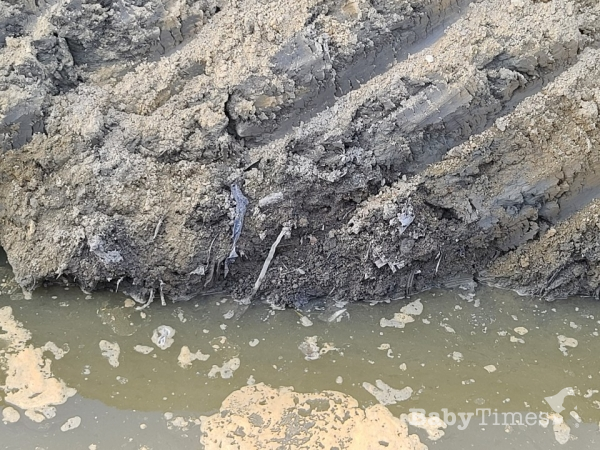 LH가 13일 실시한 ‘고양장항 공공주택지구’ 일부 지역에 대한 지반조사에서 지하에 썩지 않은 비닐과 건축자재 등 폐기물이 대량으로 매립된 흔적이 발견됐다.