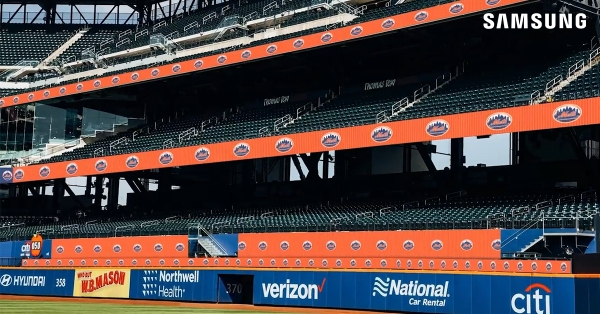 MLB 뉴욕 메츠의 홈경기장 '시티필드' (사진=삼성전자 제공)