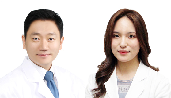 경희대한방병원 한방신경정신과 조성훈 교수, 김윤나 교수(좌측부터) (사진=경희대의료원 제공)