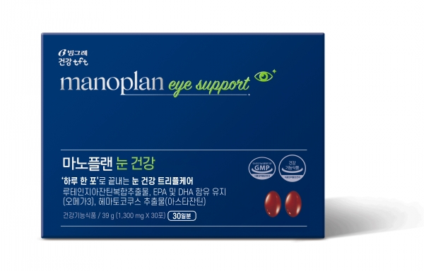 마노플랜 눈 건강 (사진=빙그레 제공)