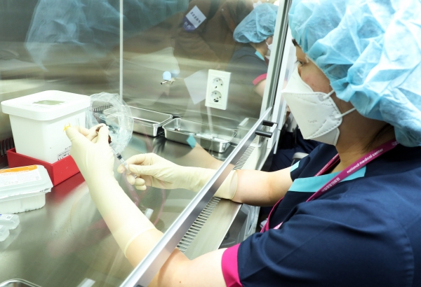 코로나19 예방접종 대응 추진단과 국립중앙의료원 코로나19 중앙예방접종센터는 지난달 9일 화이자 백신 접종을 위한 합동 모의훈련을 진행했다. (출처=질병관리청)
