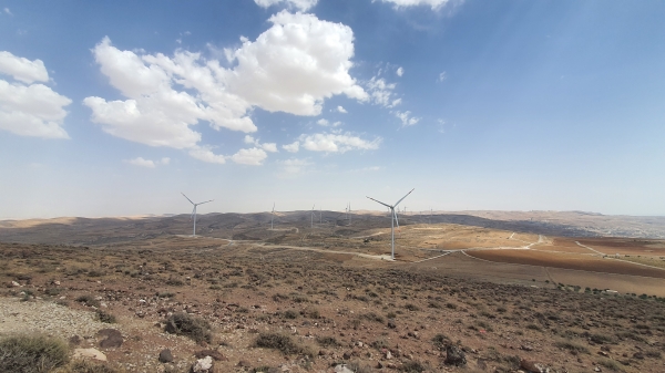 DL에너지가 준공한 요르단 타필라(Tafila) 풍력 발전소 사진 (사진=DL에너지 제공)