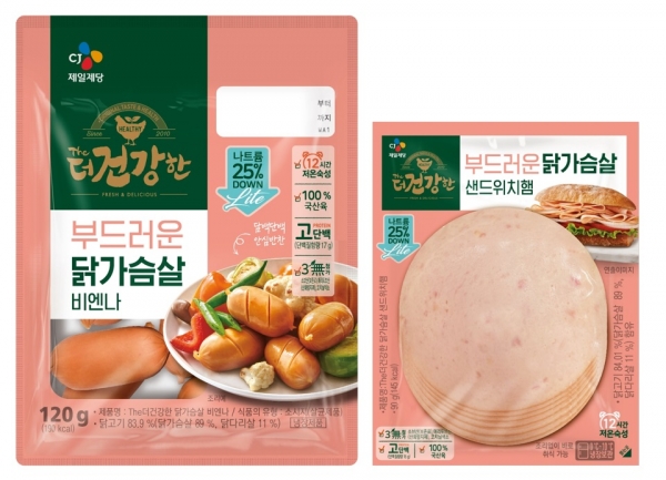 CJ제일제당, 'The 더건강한 닭가슴살' 신제품 2종 출시 (사진=CJ제일제당 제공)