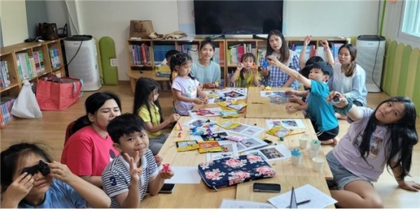 충남 홍성군 가족센터의 ‘부모-자녀 상호작용 프로그램’. (사진=여성가족부 제공)